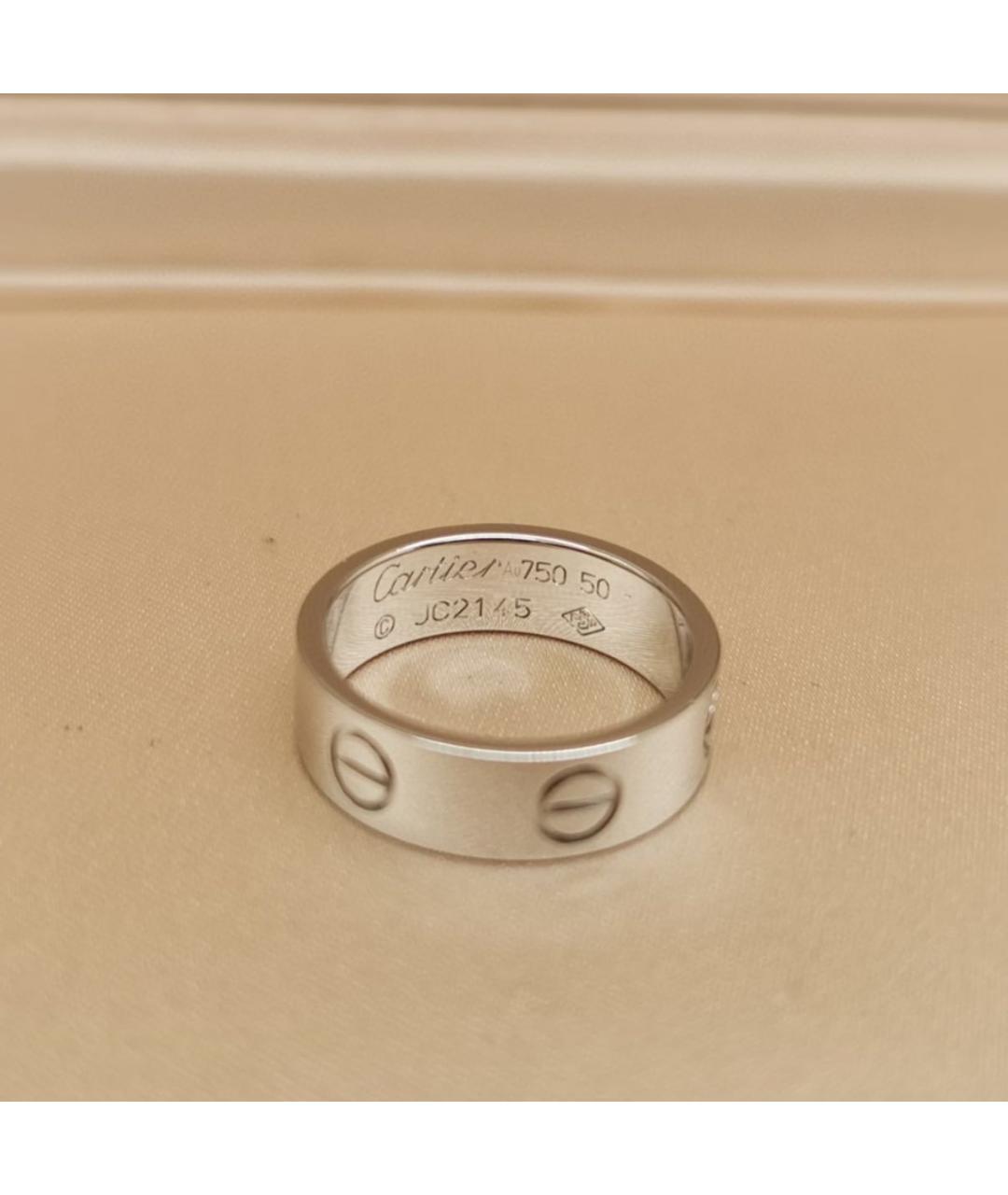 CARTIER Серебряное кольцо из белого золота, фото 5