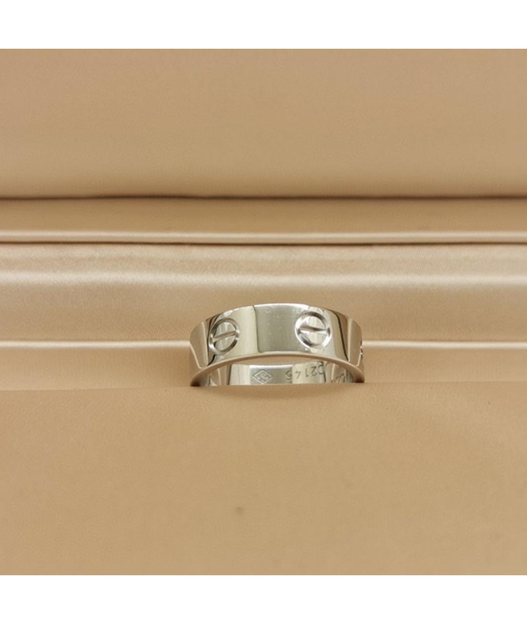 CARTIER Серебряное кольцо из белого золота, фото 4