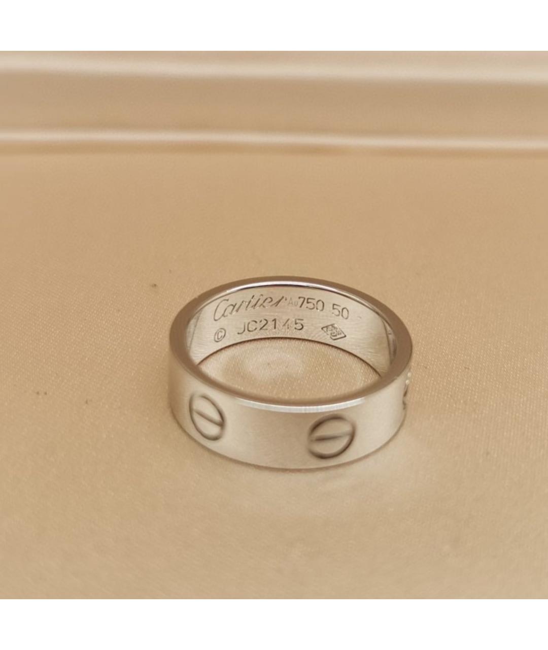 CARTIER Серебряное кольцо из белого золота, фото 2
