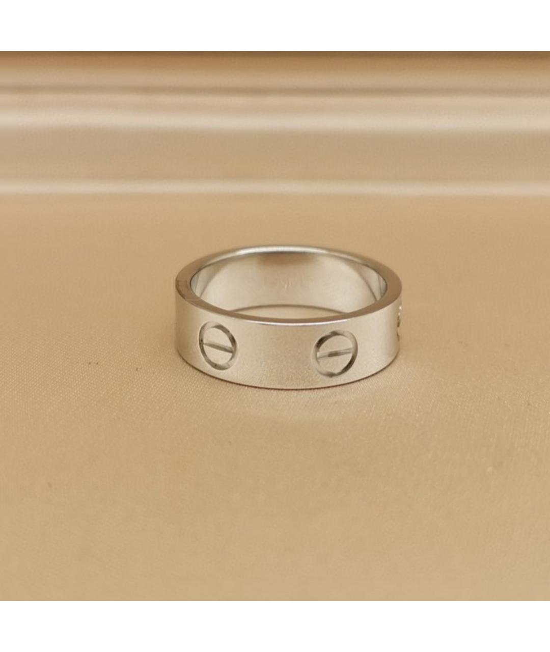 CARTIER Серебряное кольцо из белого золота, фото 3