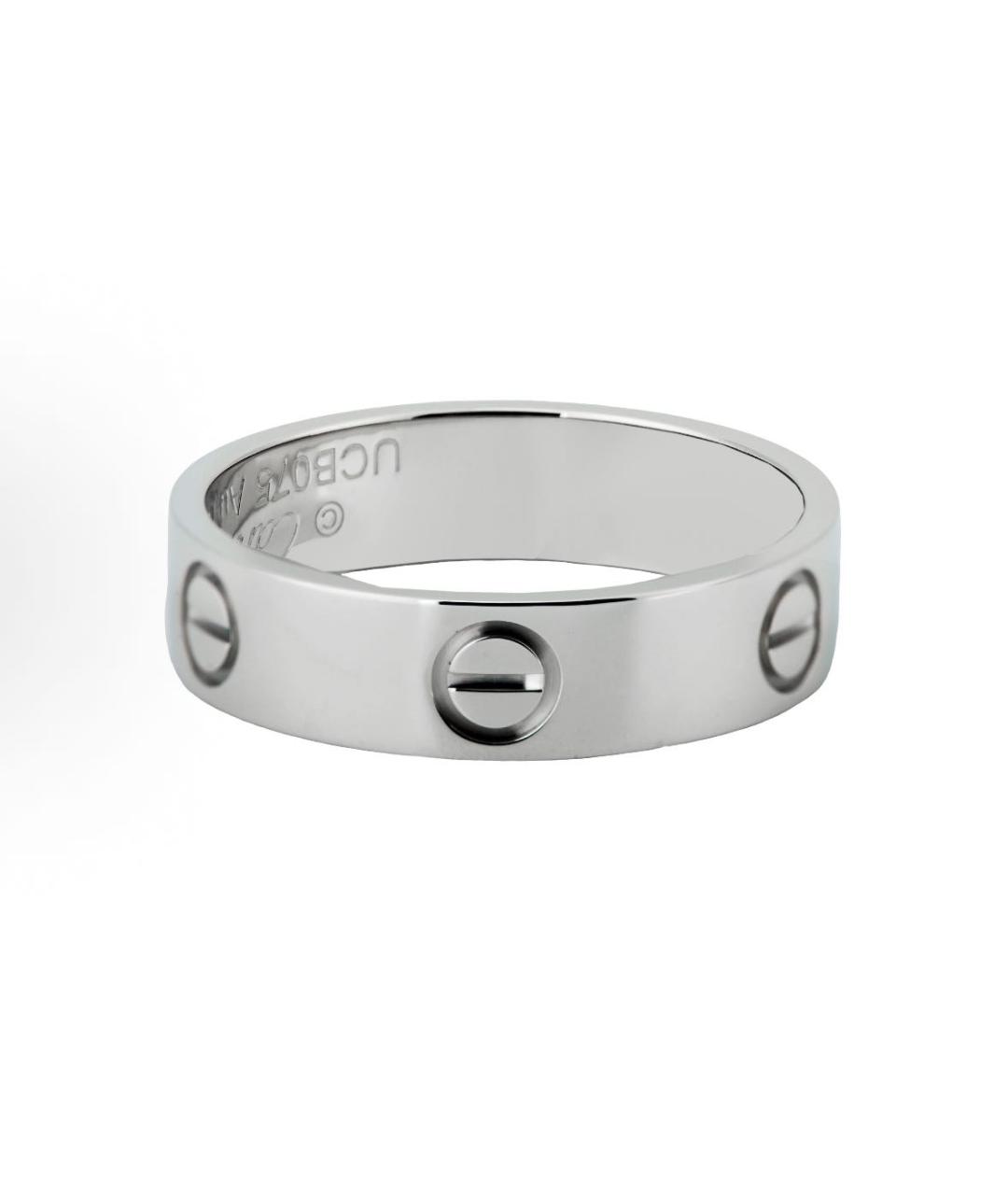 CARTIER Серебряное кольцо из белого золота, фото 6
