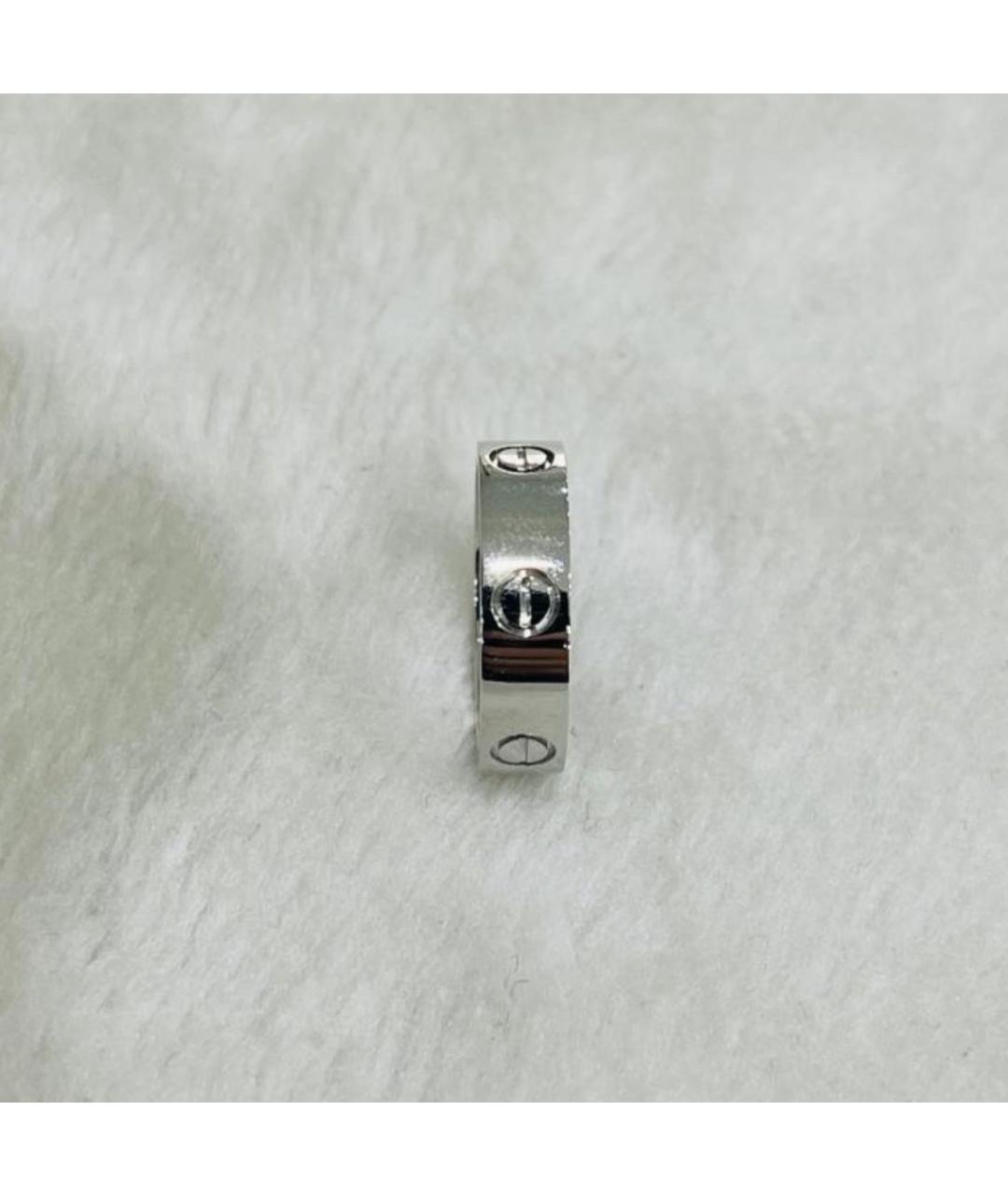 CARTIER Серебряное кольцо из белого золота, фото 4