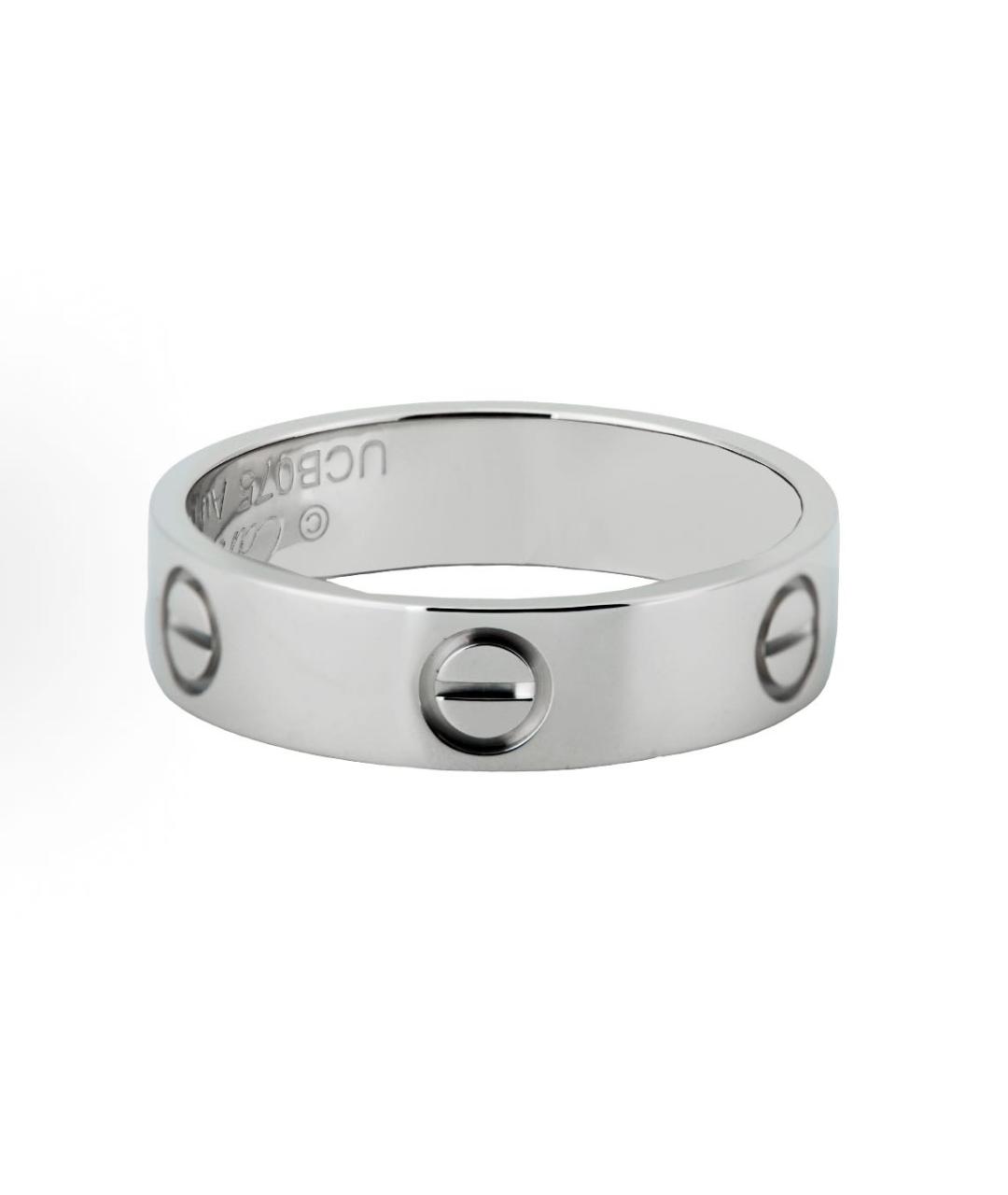 CARTIER Серебряное кольцо из белого золота, фото 5