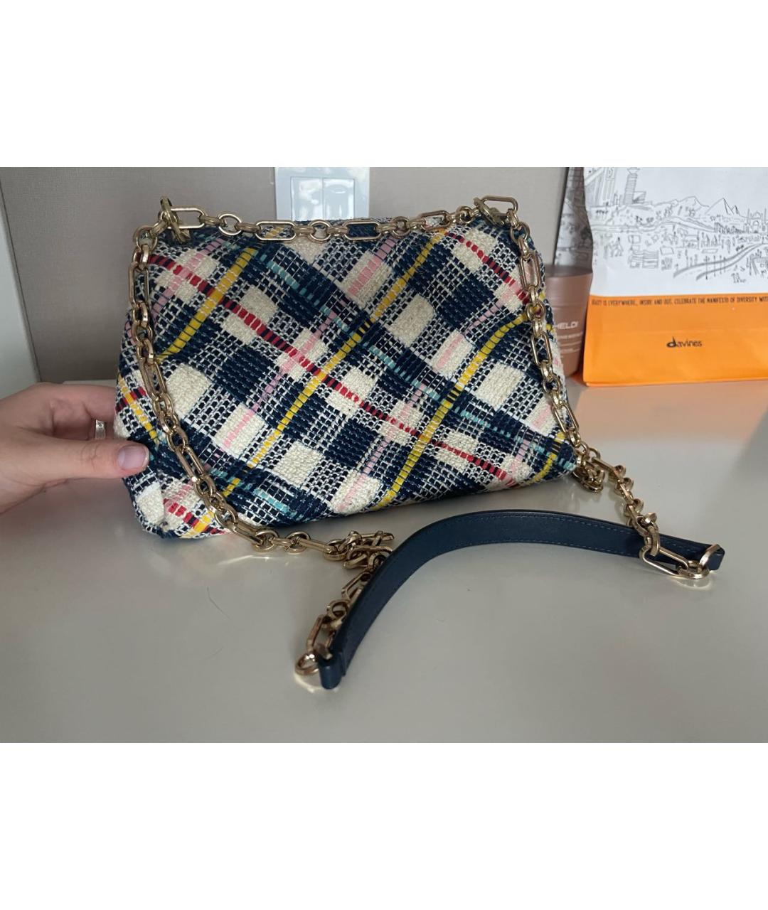 KATE SPADE Мульти бархатная сумка через плечо, фото 7