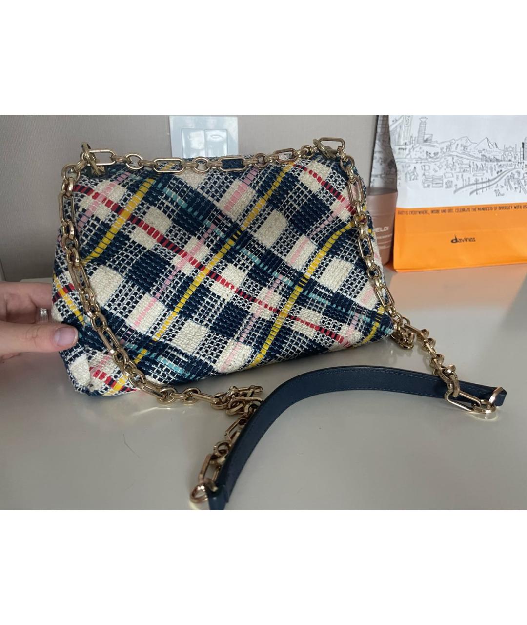 KATE SPADE Мульти бархатная сумка через плечо, фото 4