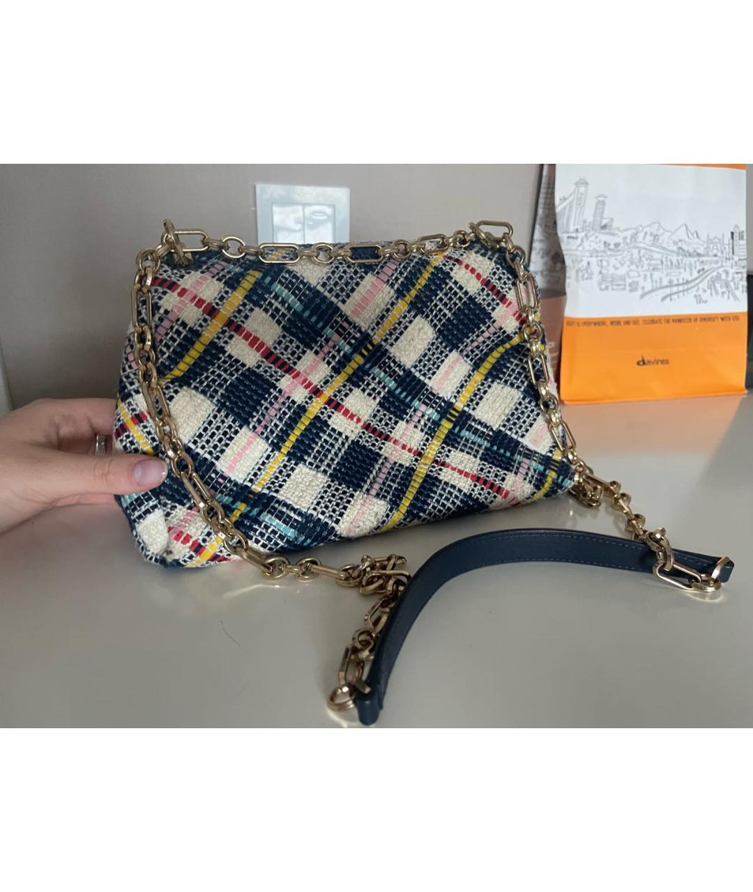 KATE SPADE Мульти бархатная сумка через плечо, фото 8