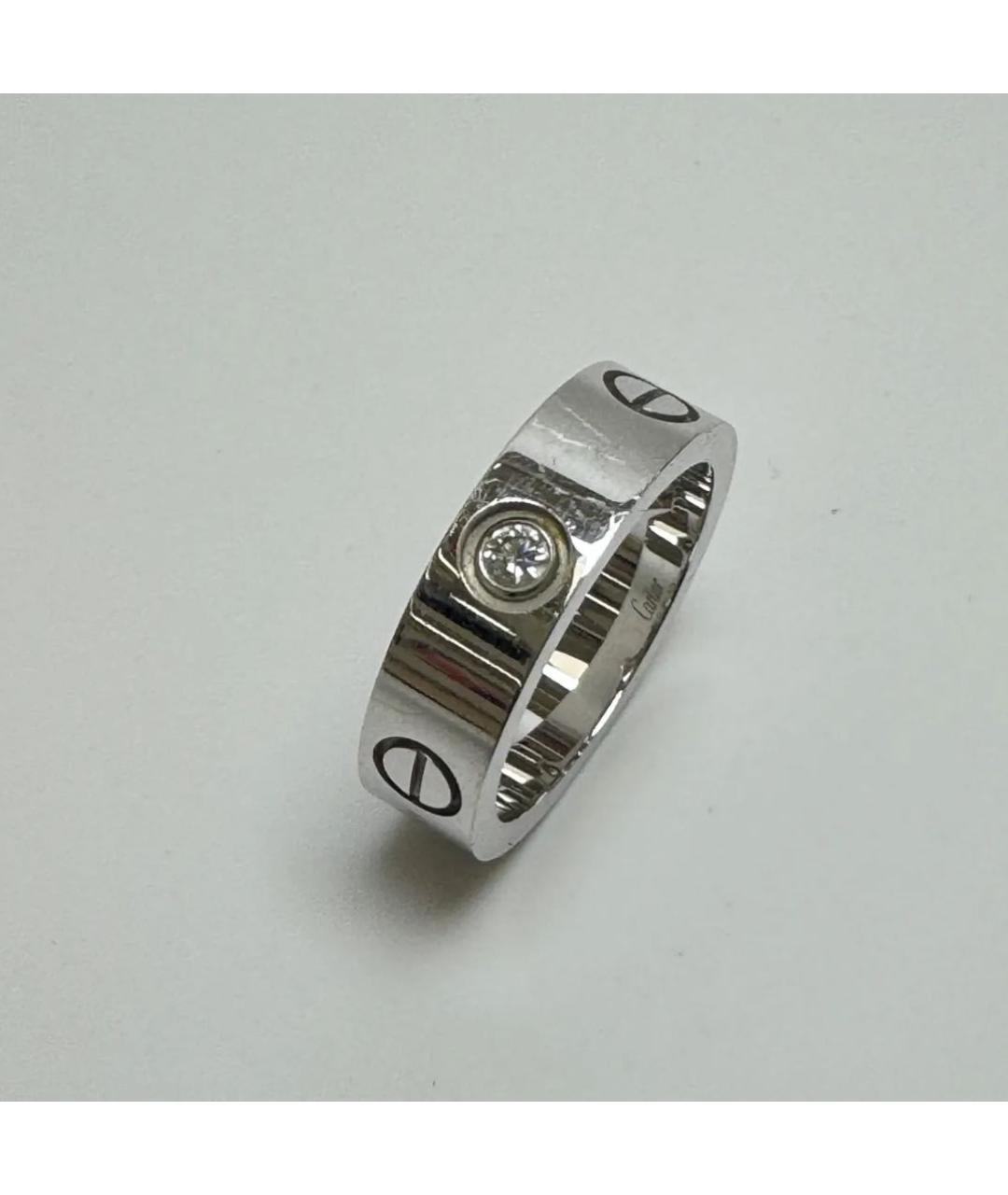 CARTIER Серебряное кольцо из белого золота, фото 3