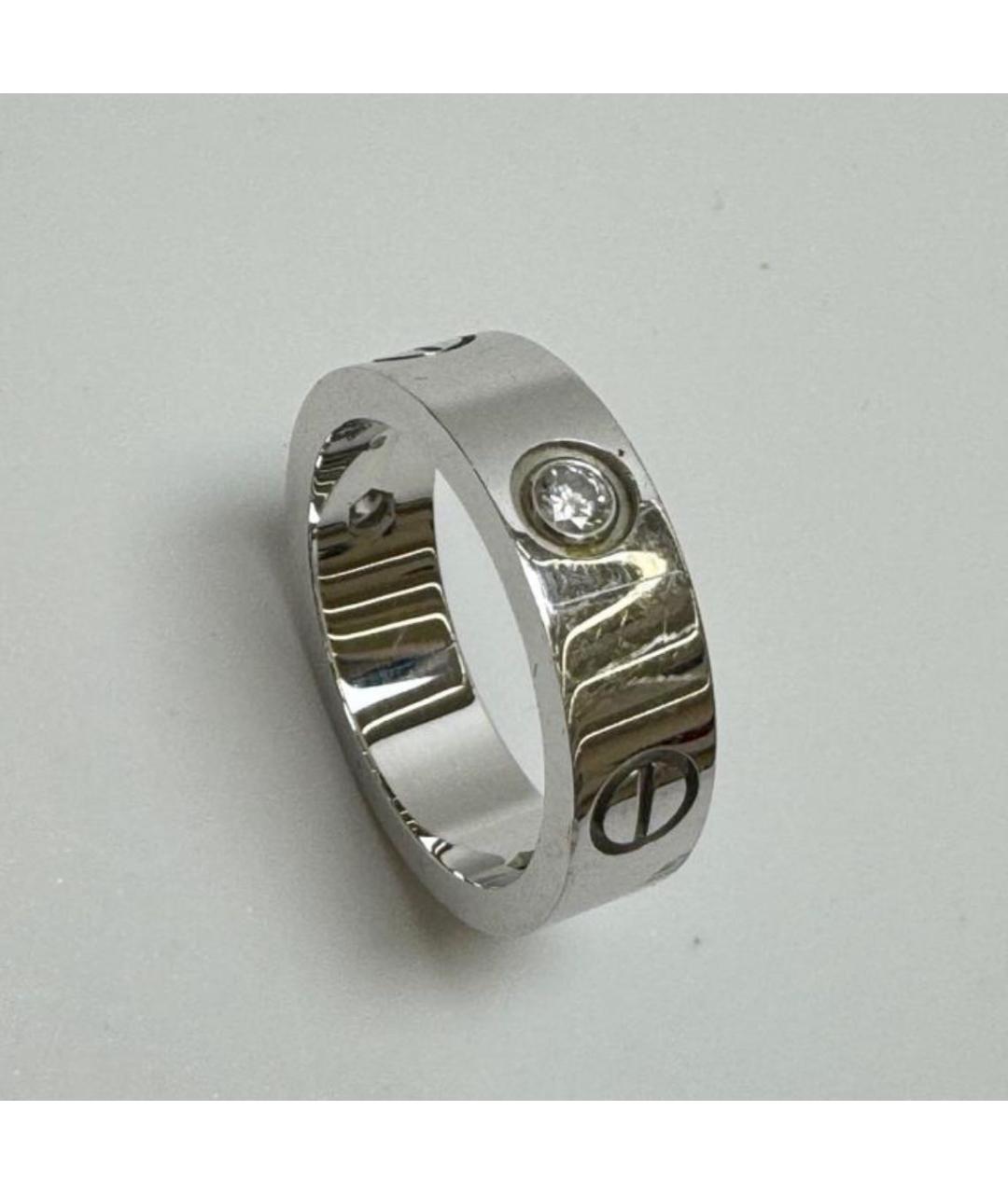 CARTIER Серебряное кольцо из белого золота, фото 5