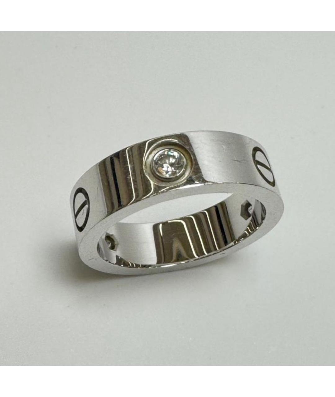 CARTIER Серебряное кольцо из белого золота, фото 2