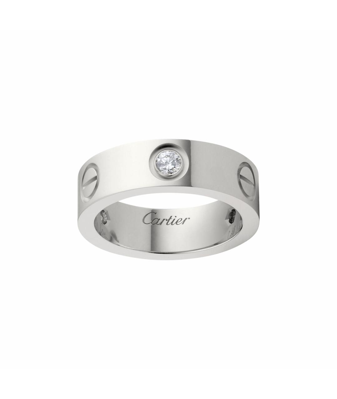 CARTIER Серебряное кольцо из белого золота, фото 1