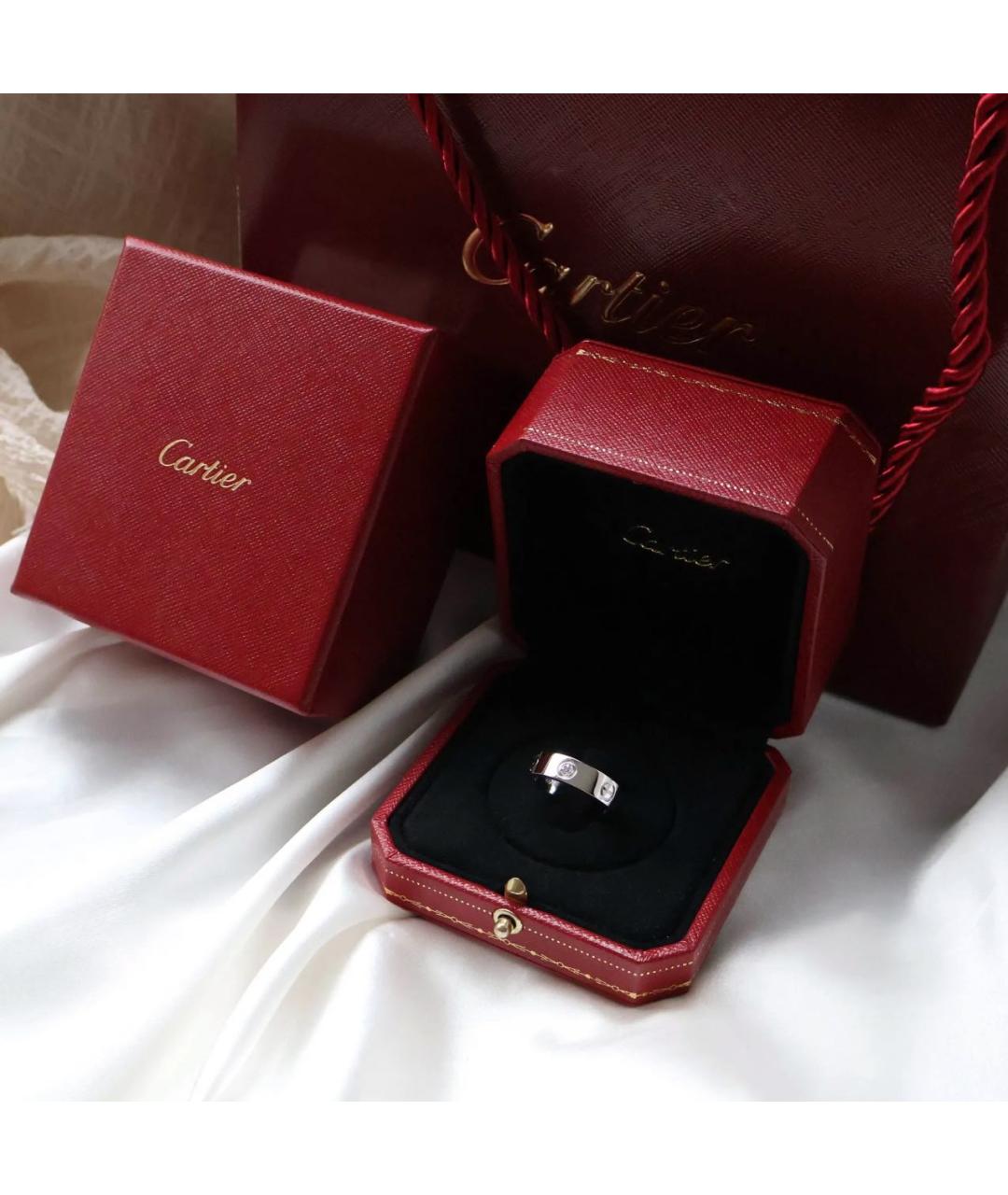 CARTIER Серебряное кольцо из белого золота, фото 3