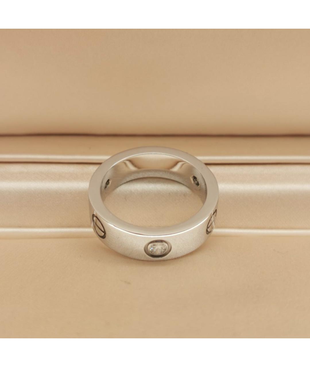 CARTIER Серебряное кольцо из белого золота, фото 2