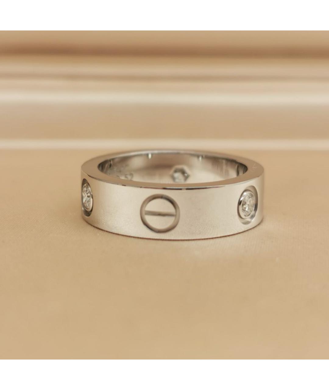 CARTIER Серебряное кольцо из белого золота, фото 5