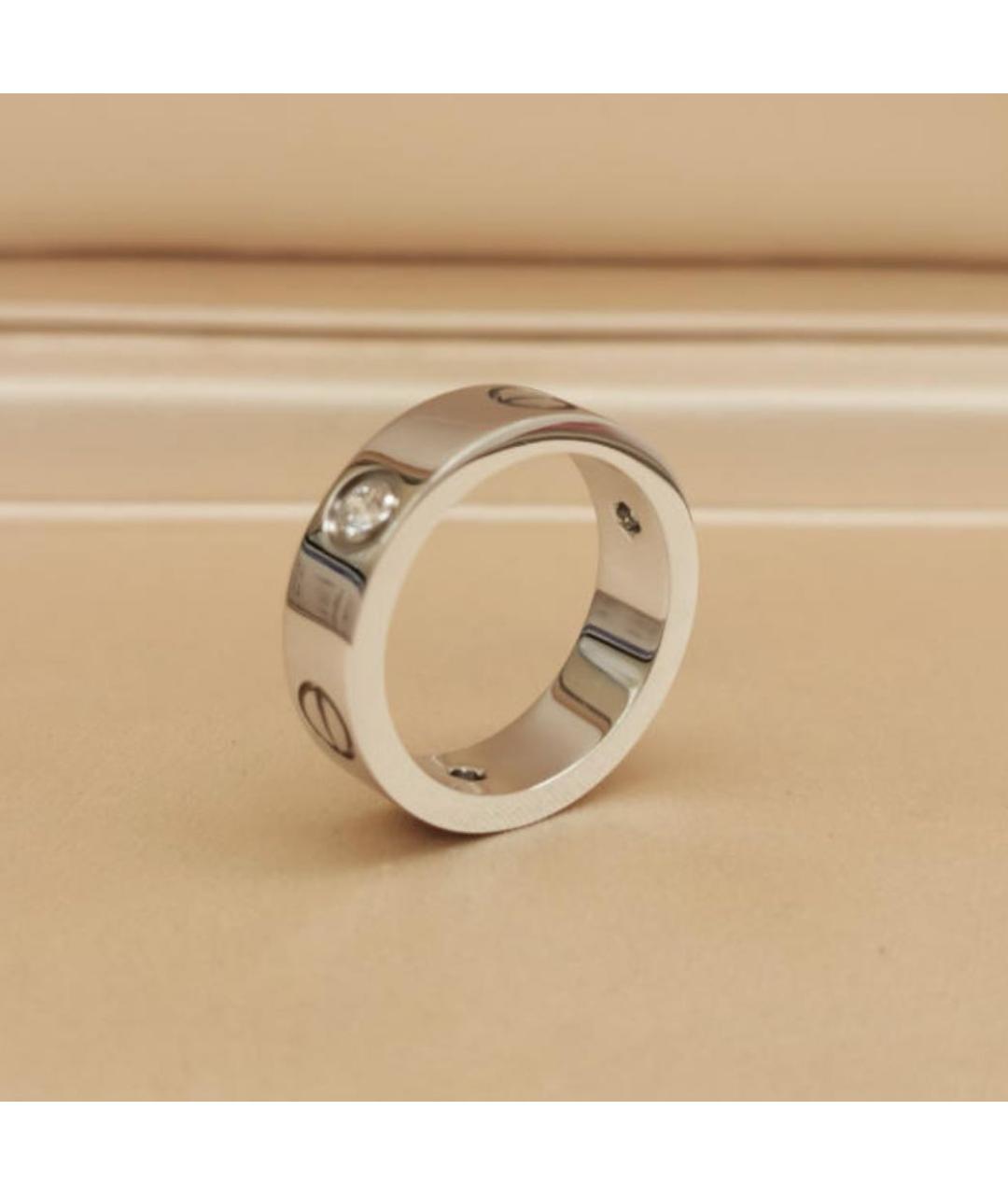 CARTIER Серебряное кольцо из белого золота, фото 6