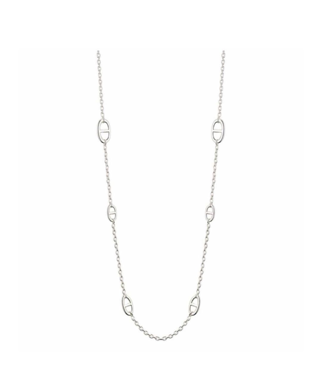 HERMES Серебряная серебряная цепочка, фото 4
