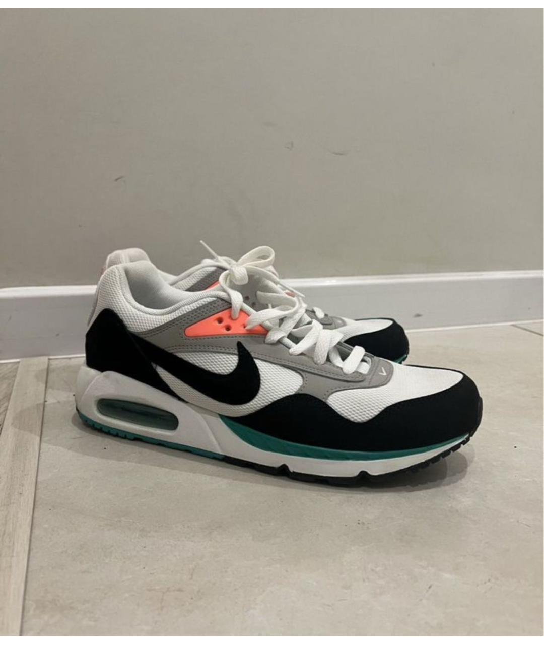 NIKE Белые синтетические низкие кроссовки / кеды, фото 3