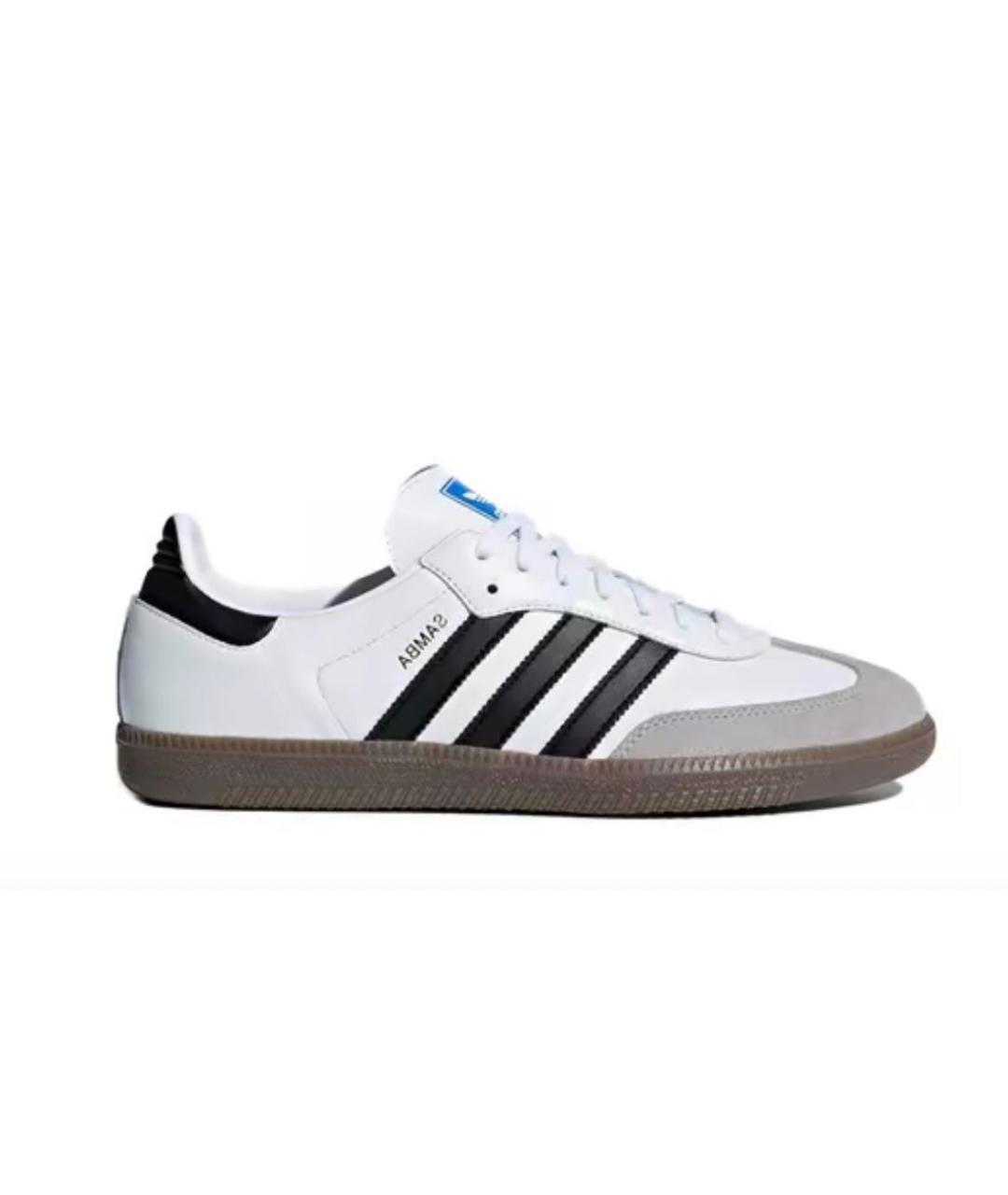 ADIDAS Белые кожаные кроссовки, фото 2