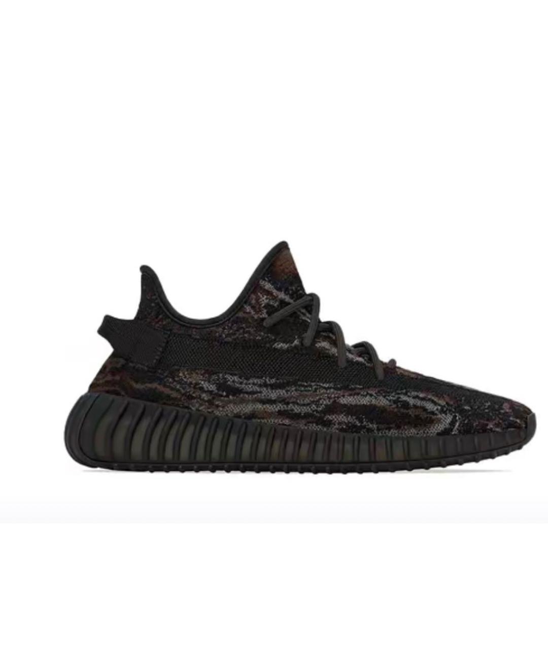 ADIDAS YEEZY Черные низкие кроссовки / кеды, фото 2