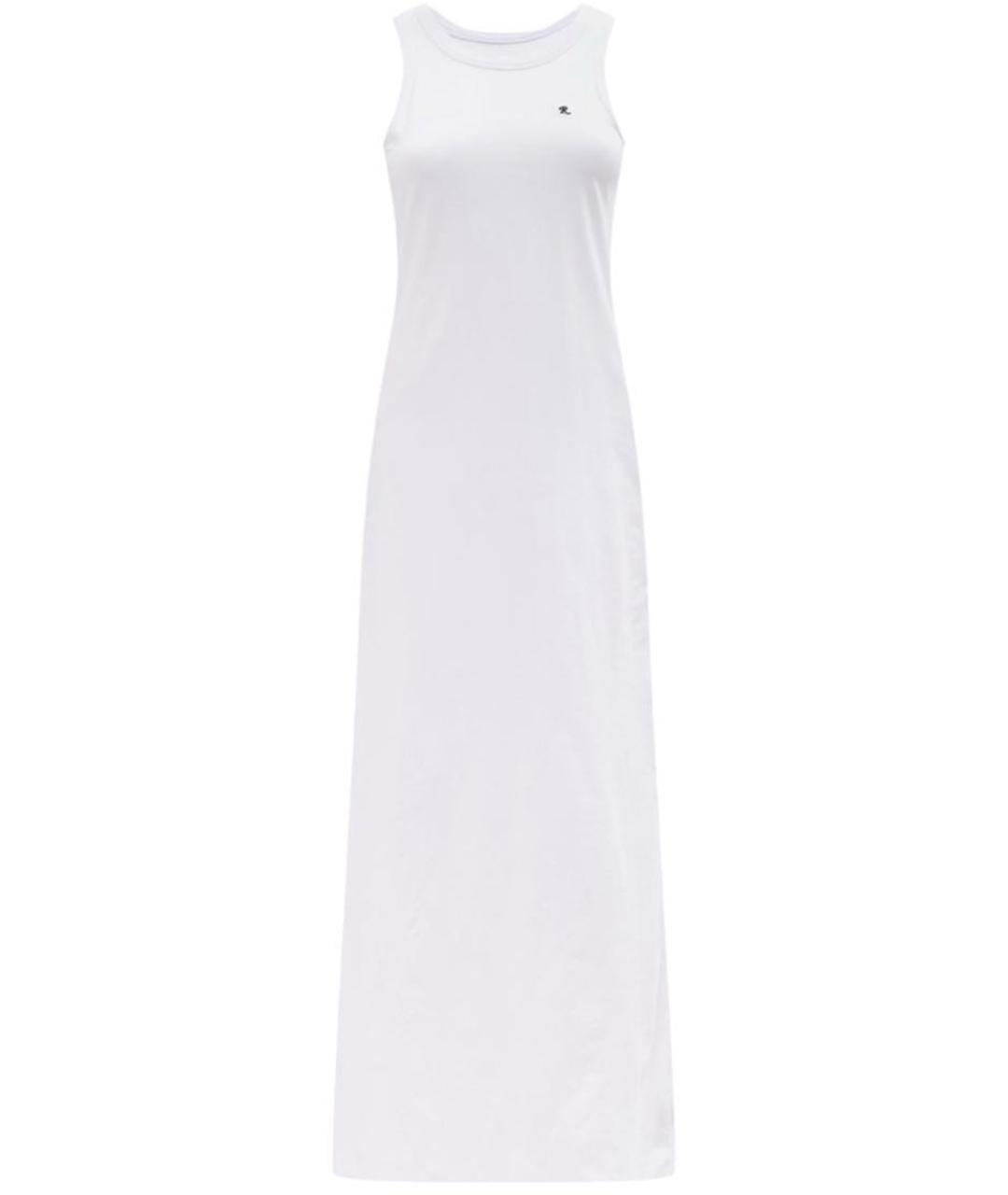 RAF SIMONS Белое хлопковое повседневное платье, фото 1