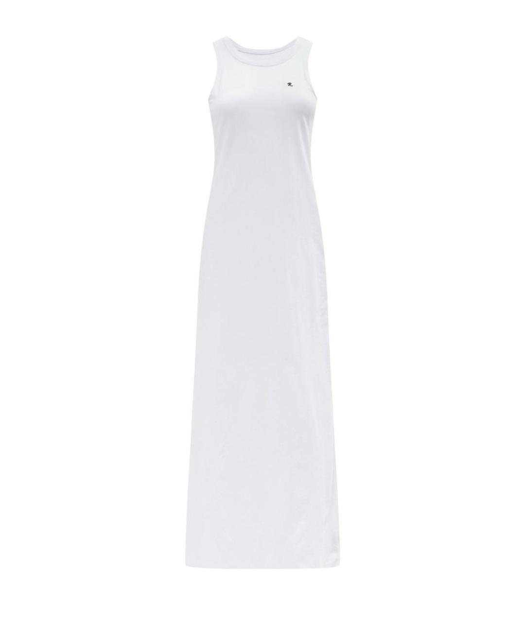 RAF SIMONS Белое хлопковое повседневное платье, фото 5