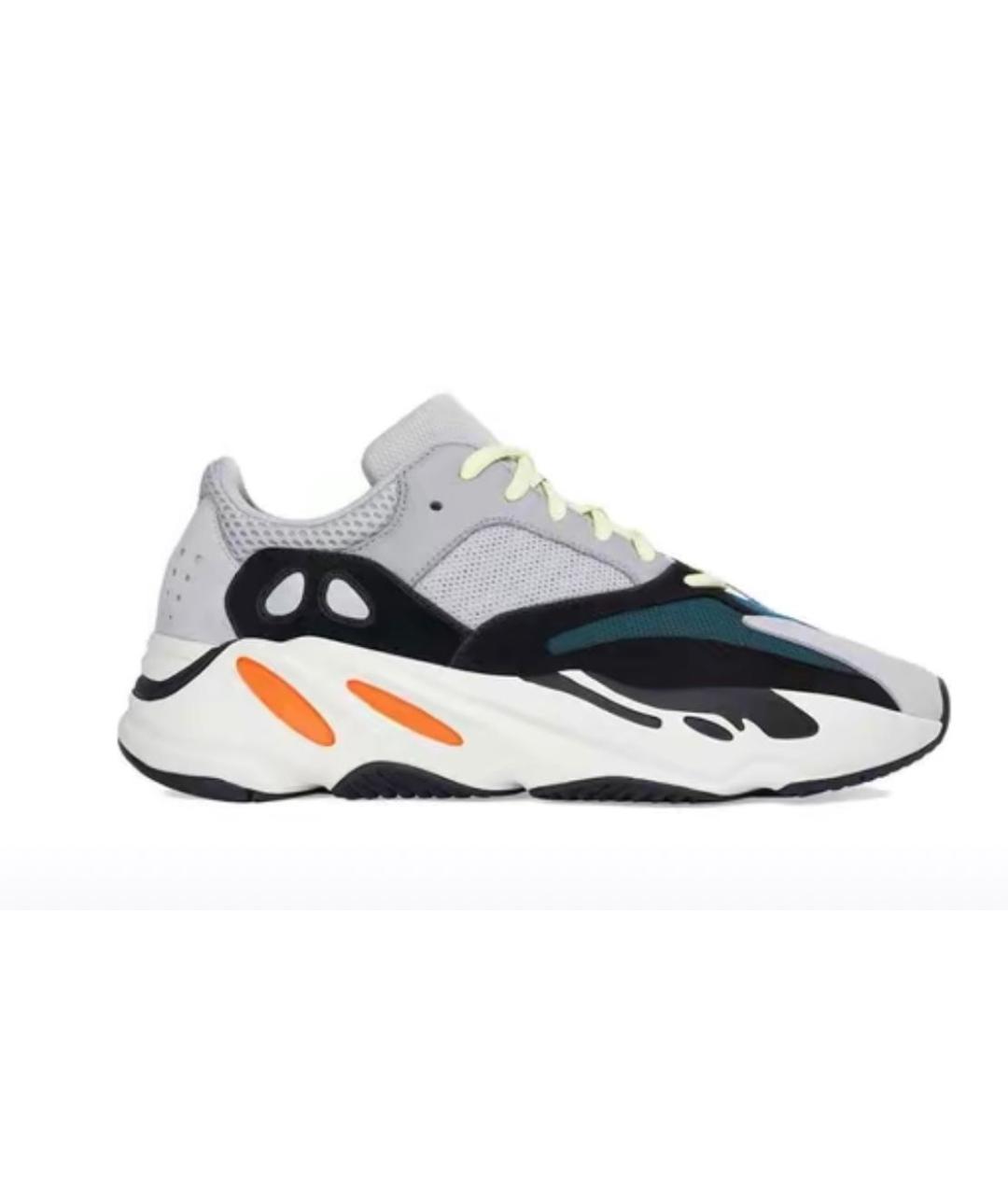 ADIDAS YEEZY Белые замшевые кроссовки, фото 2