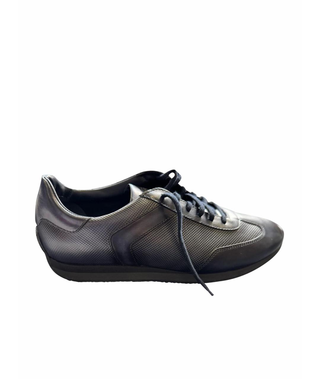 SANTONI Кожаные низкие ботинки, фото 1
