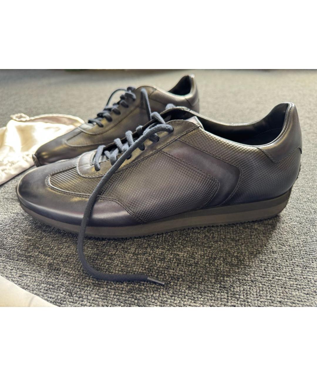 SANTONI Кожаные низкие ботинки, фото 8
