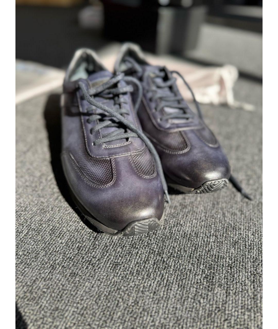 SANTONI Кожаные низкие ботинки, фото 2