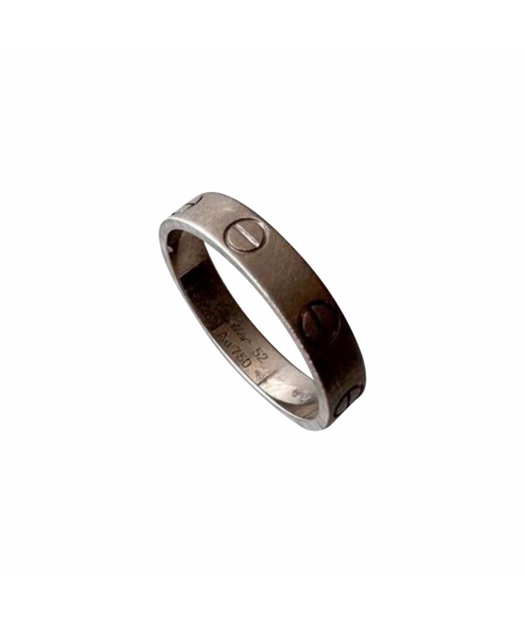 CARTIER Серое кольцо из белого золота, фото 1