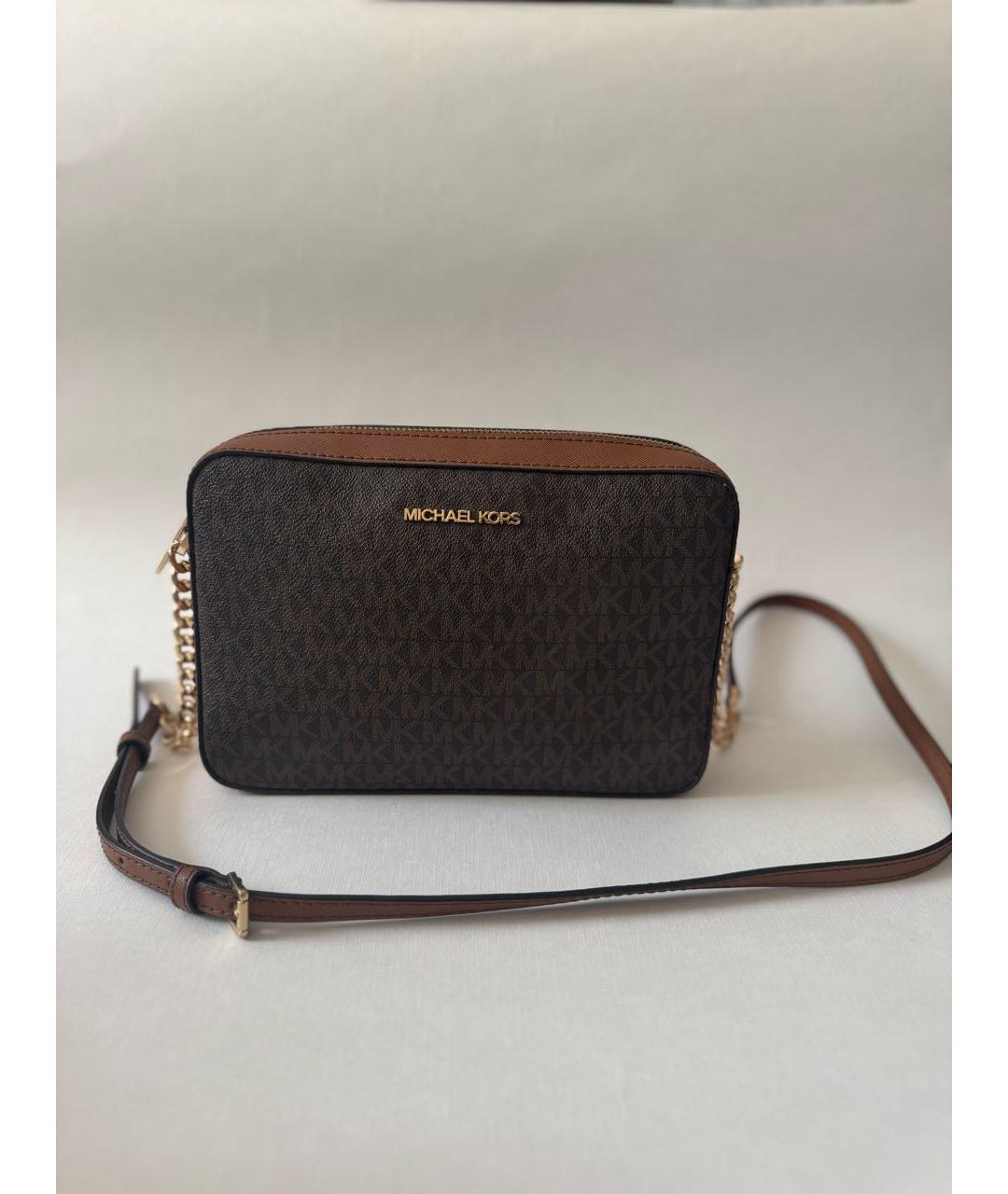 MICHAEL KORS Коричневая сумка через плечо, фото 2