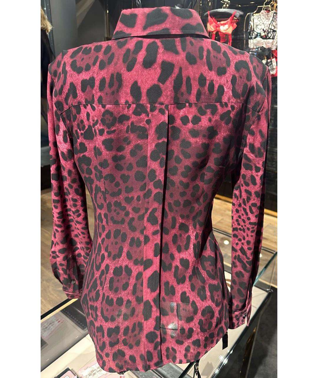 DOLCE&GABBANA Бордовая блузы, фото 3