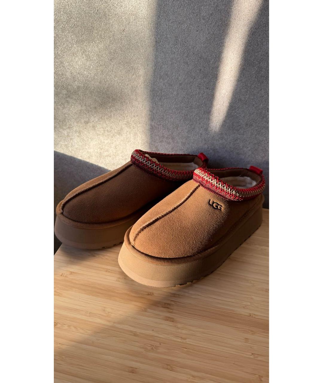 UGG AUSTRALIA Коричневые замшевые ботинки, фото 2