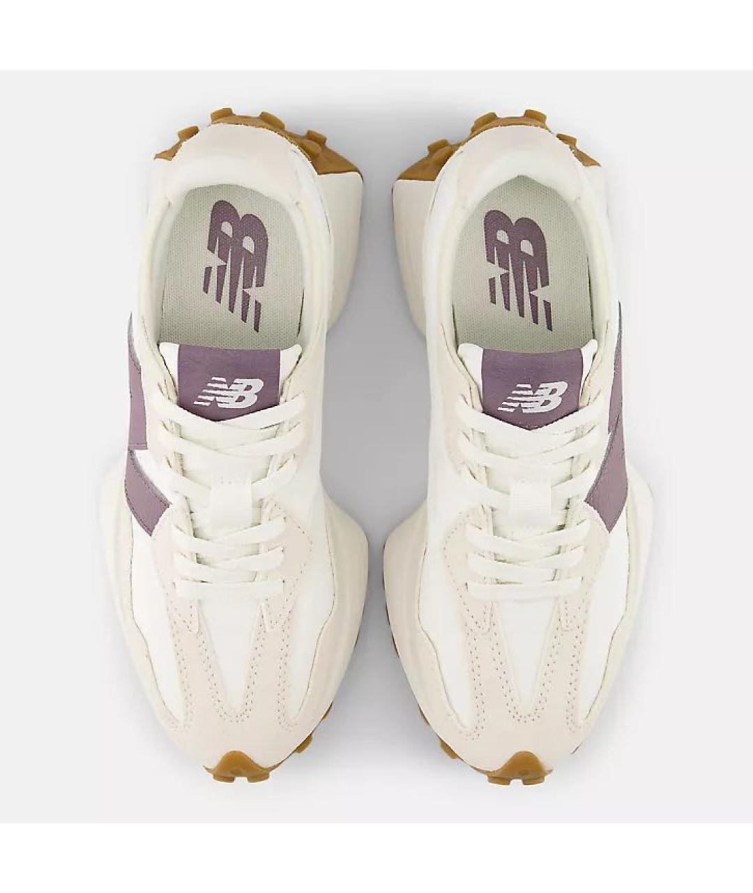 NEW BALANCE Бежевые замшевые кроссовки, фото 4