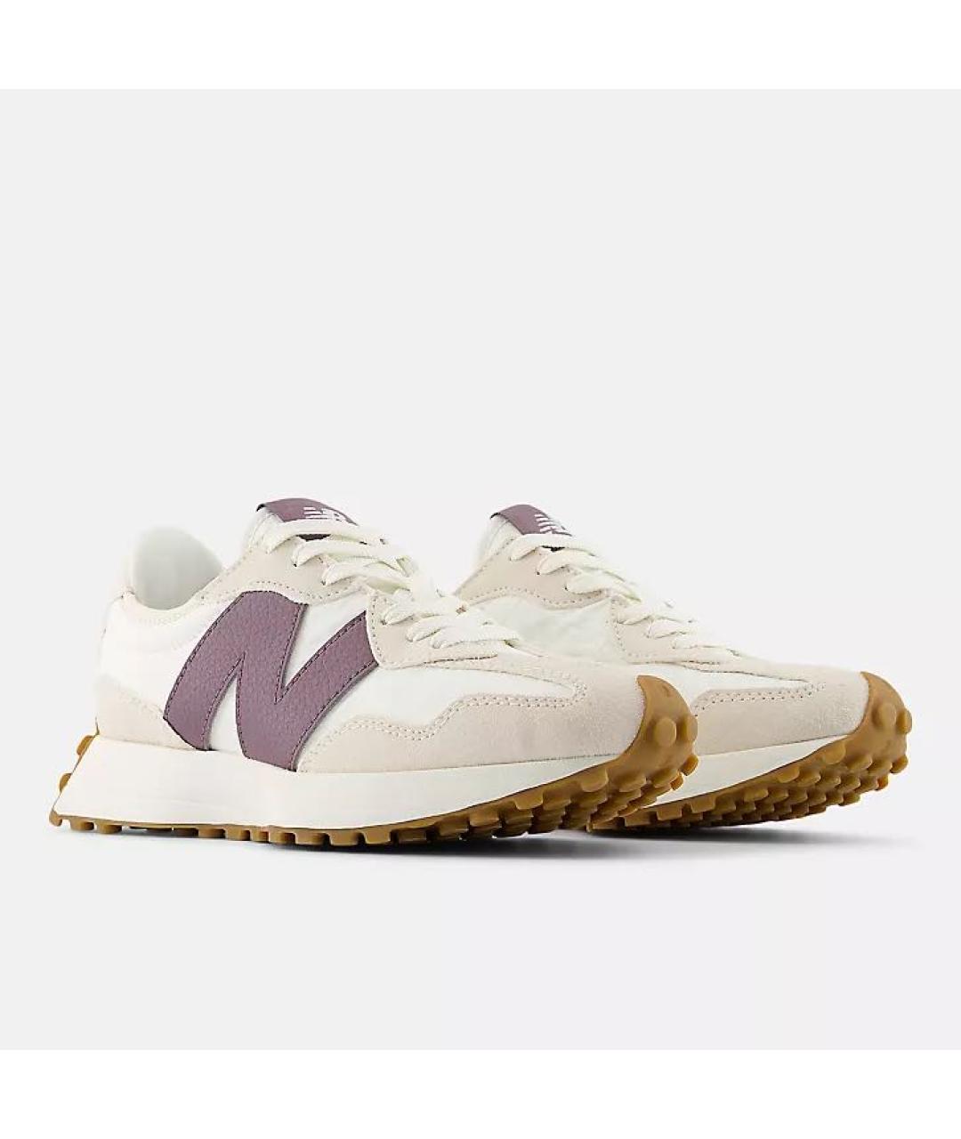 NEW BALANCE Бежевые замшевые кроссовки, фото 2