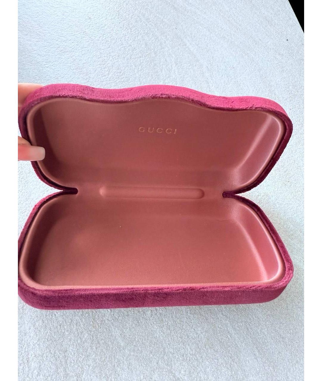 GUCCI Антрацитовые металлические солнцезащитные очки, фото 4