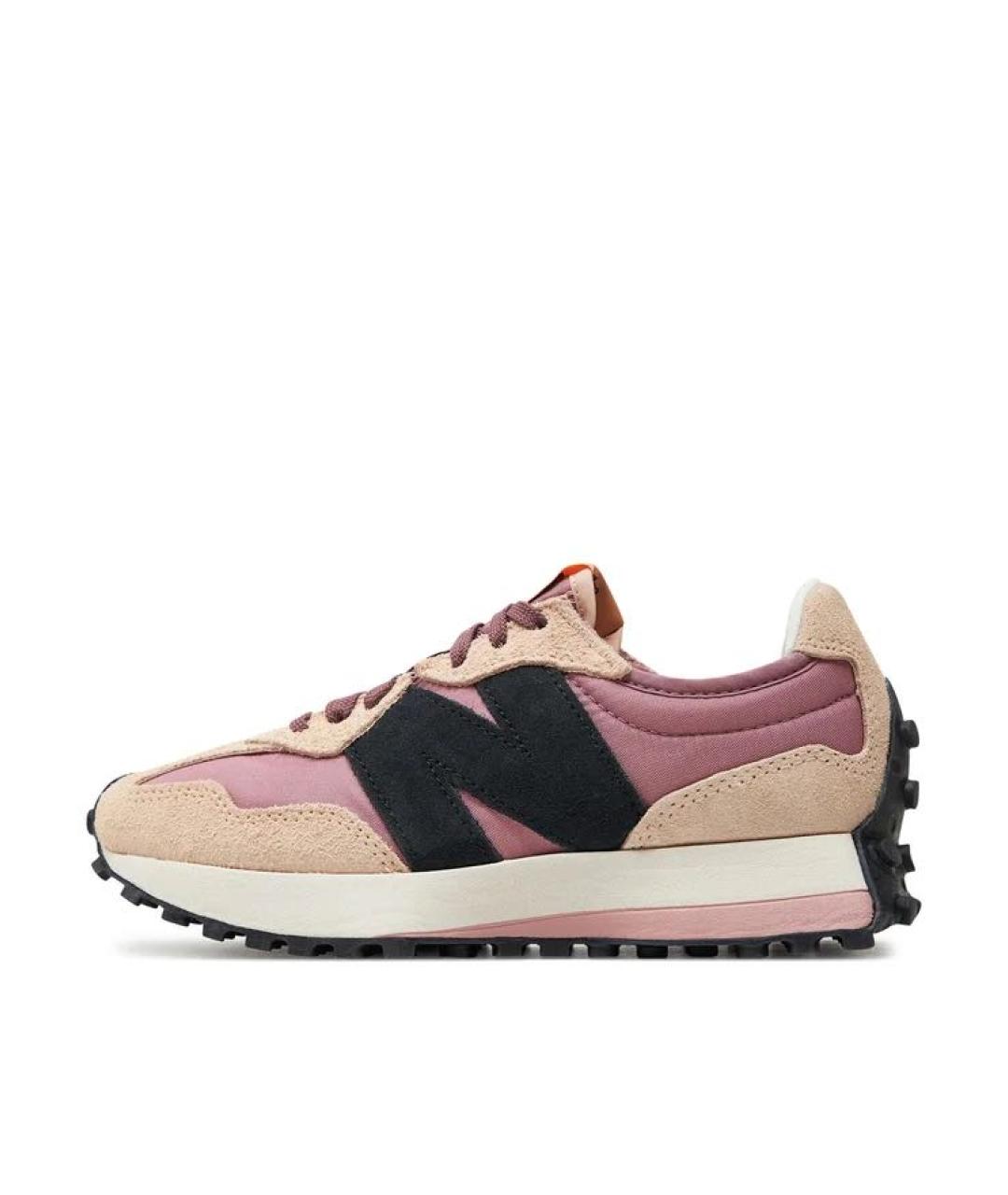 NEW BALANCE Розовые замшевые кроссовки, фото 6