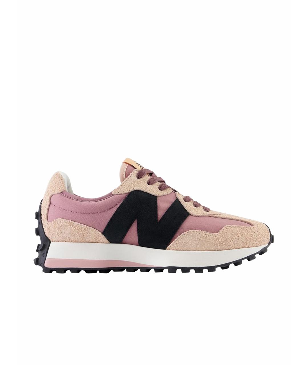 NEW BALANCE Розовые замшевые кроссовки, фото 1