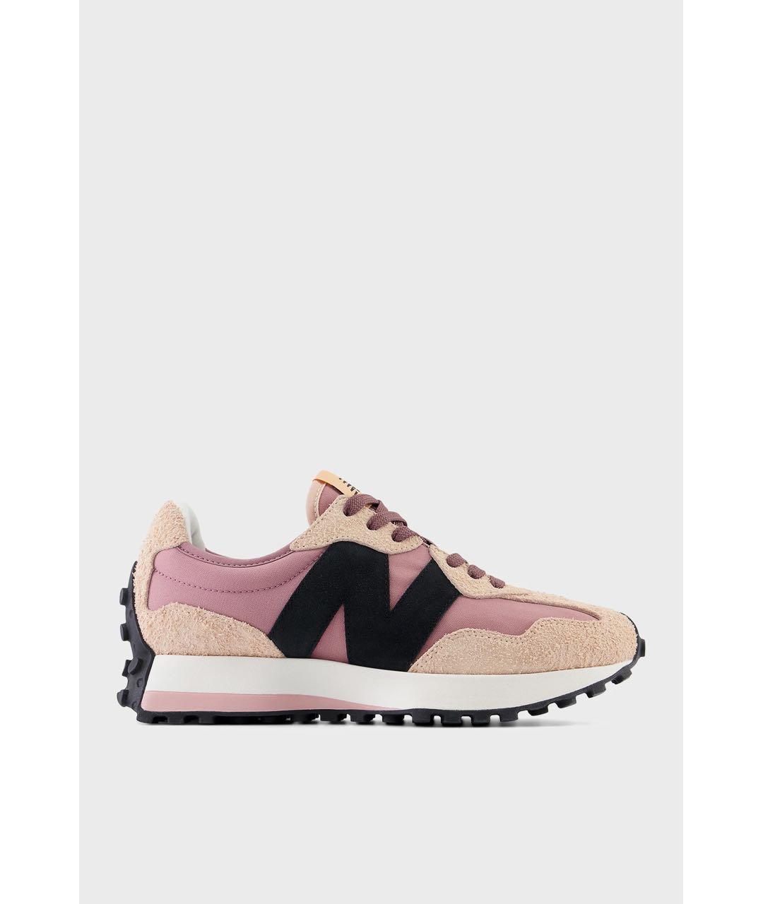 NEW BALANCE Розовые замшевые кроссовки, фото 7