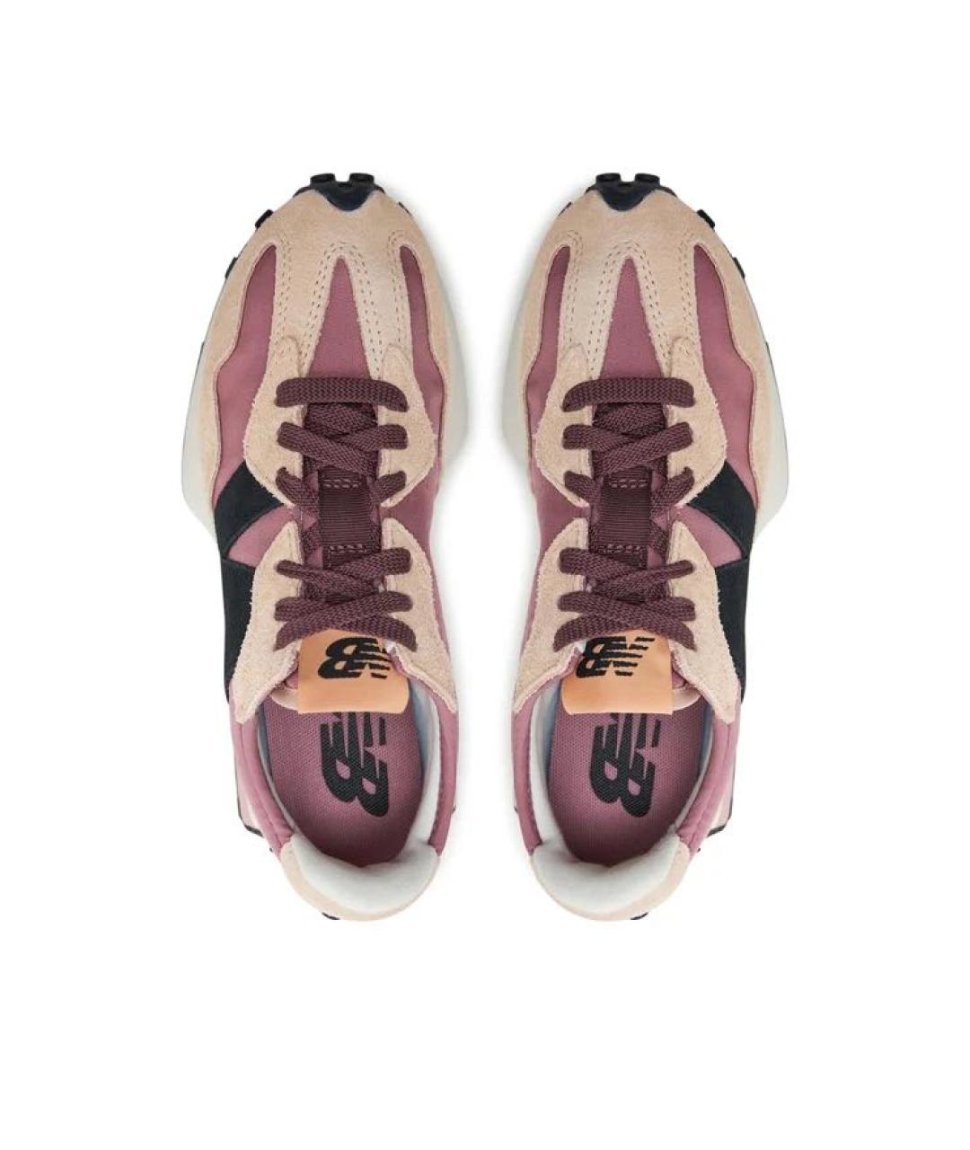 NEW BALANCE Розовые замшевые кроссовки, фото 5