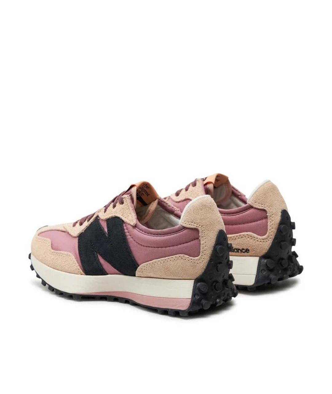 NEW BALANCE Розовые замшевые кроссовки, фото 3