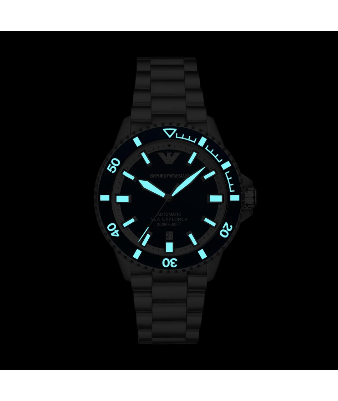 EMPORIO ARMANI Серебряные стальные часы, фото 8