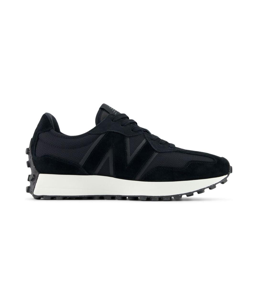 NEW BALANCE Черные замшевые низкие кроссовки / кеды, фото 1