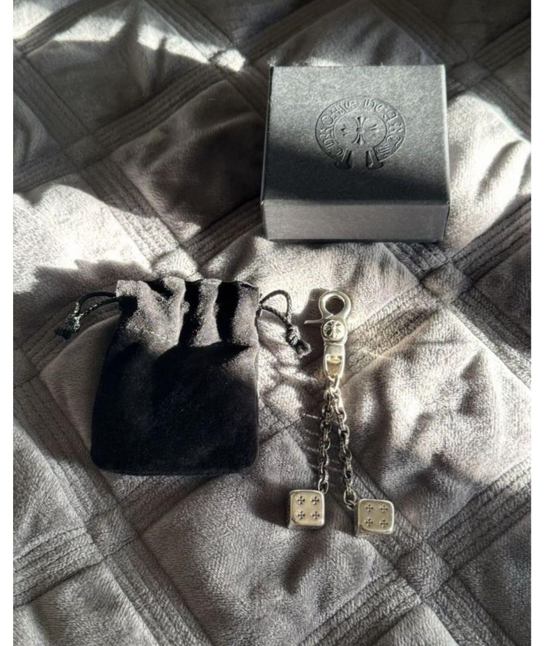 CHROME HEARTS Серебрянный брелок, фото 4