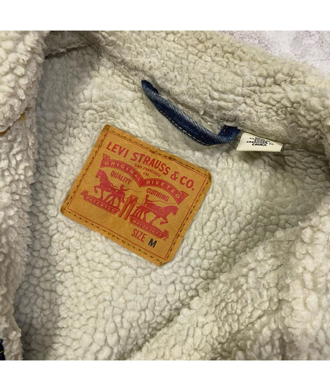 LEVI'S Синяя деним куртка, фото 3