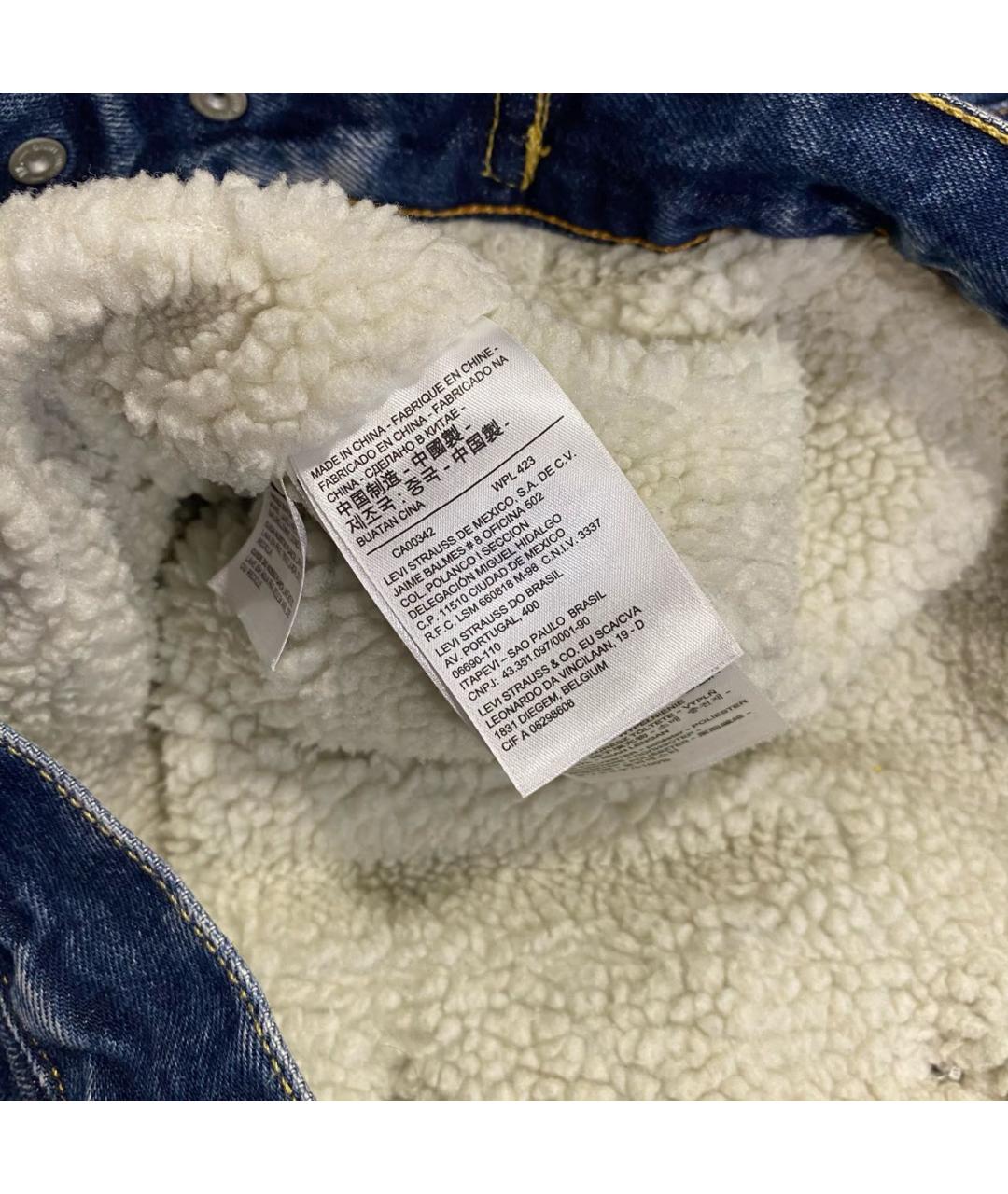 LEVI'S Синяя деним куртка, фото 4