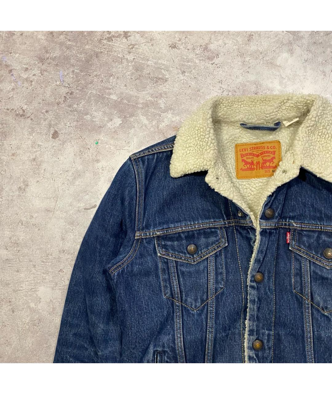 LEVI'S Синяя деним куртка, фото 2