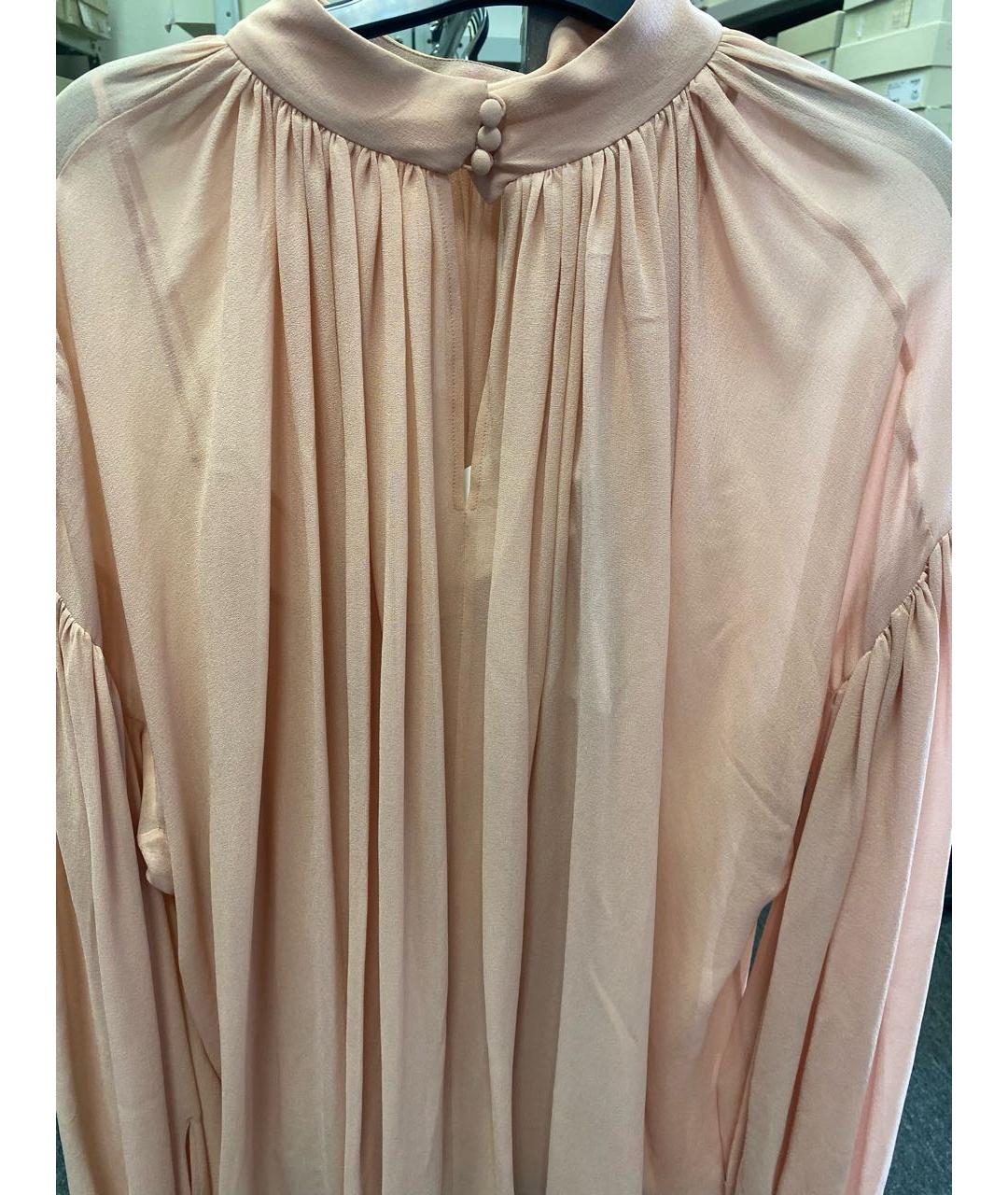 STELLA MCCARTNEY Розовая шелковая блузы, фото 4