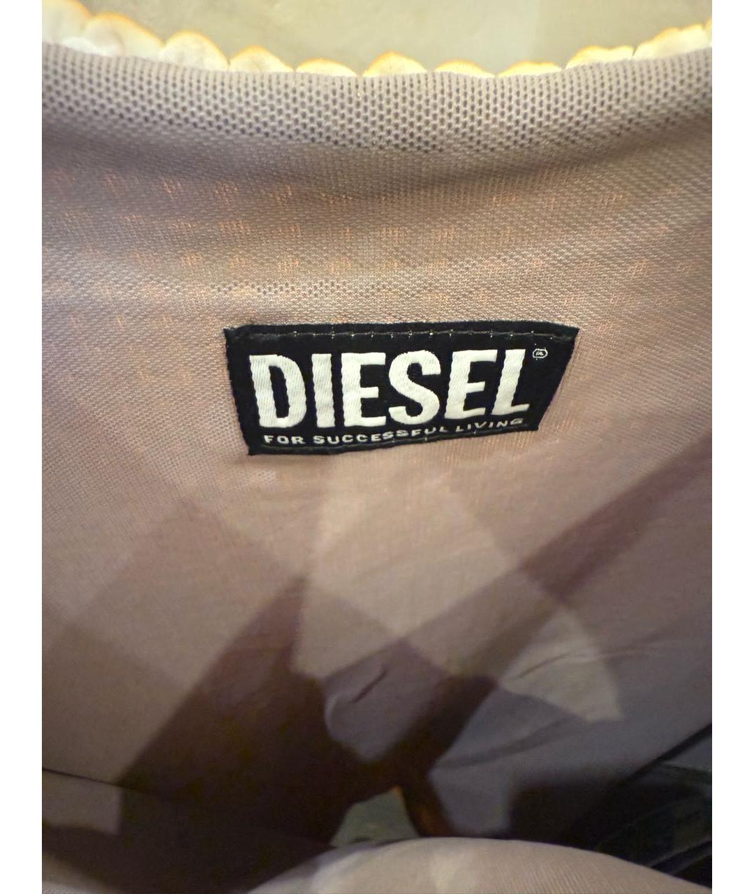 DIESEL Оранжевое полиэстеровое платье, фото 3