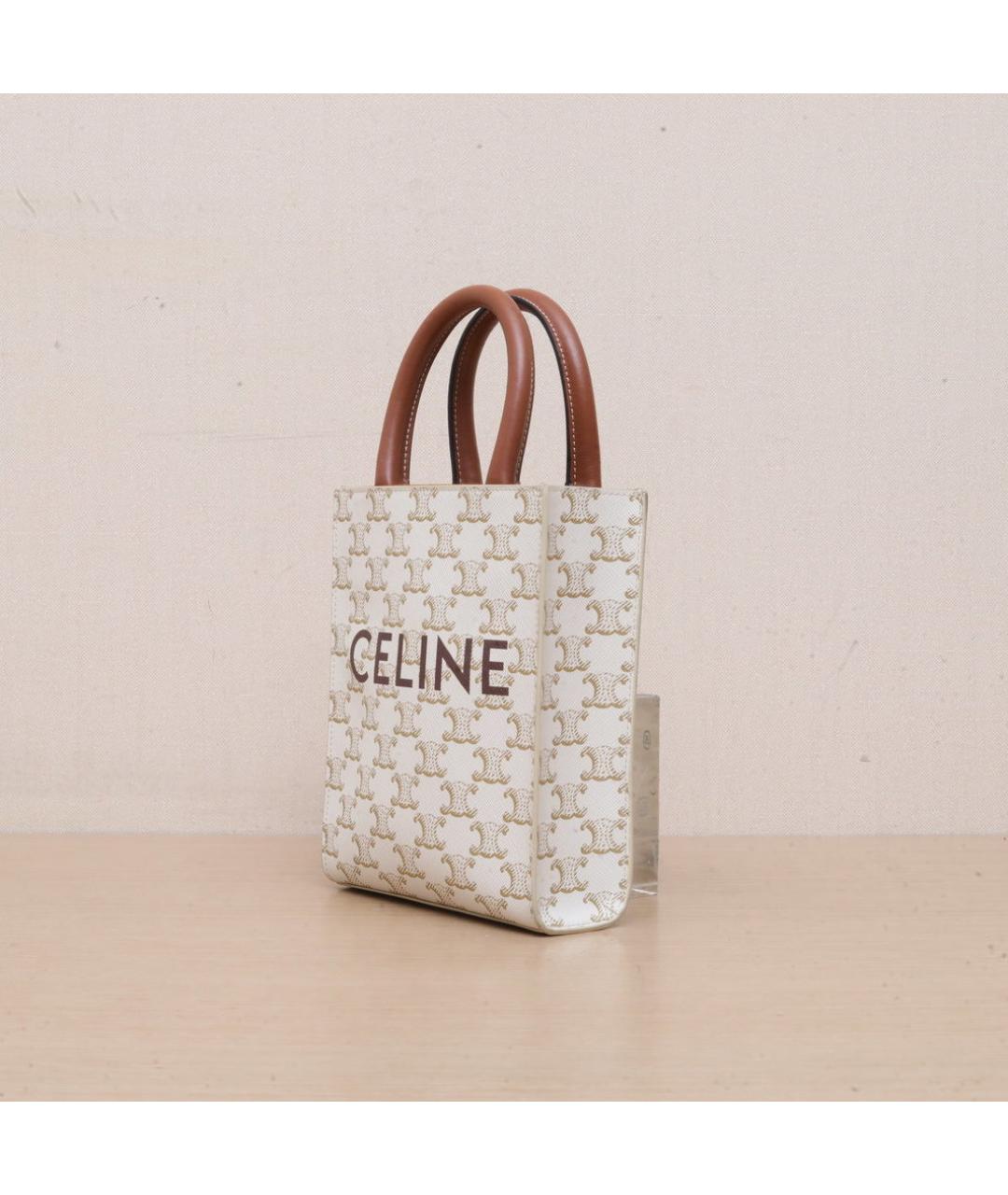 CELINE Бежевая сумка через плечо, фото 4