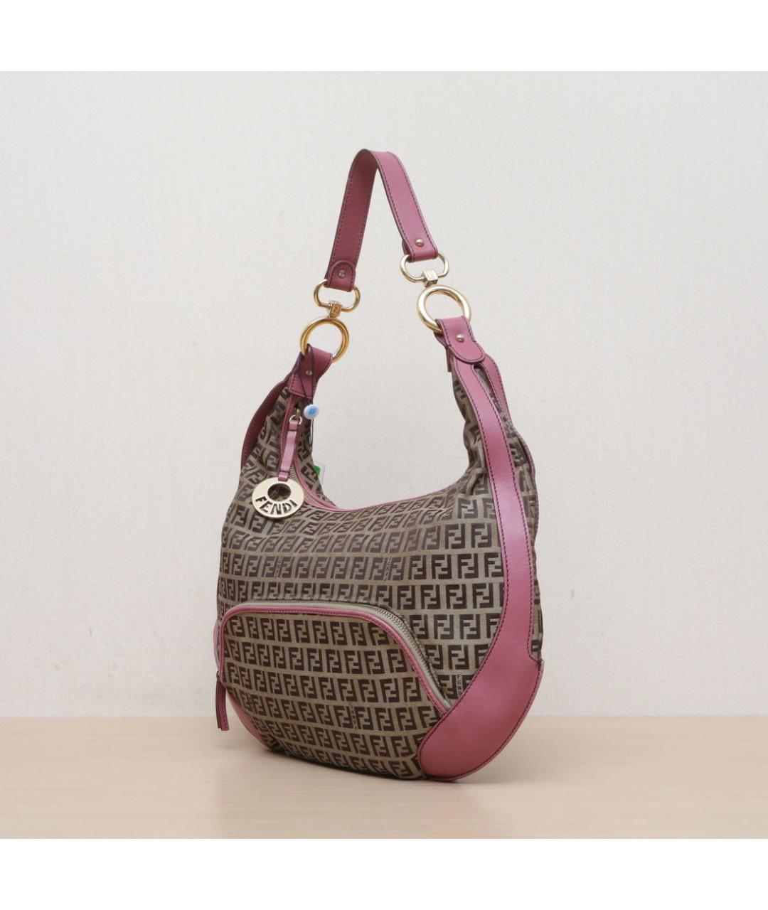 FENDI Коричневая сумка через плечо, фото 4